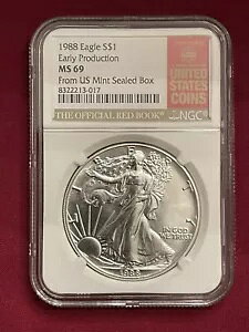 1988 Vo[ C[O NGC MS69 čY ~g V[ {bNX bhubN A