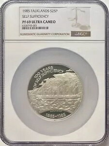 1985 tH[Nh Vo[ ?25 100 N̎ NGC PF-69 UCAM