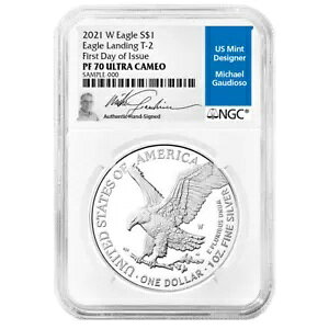 2021-W v[t $1 ^Cv 2 Vo[ C[O NGC PF70UC FDI Gaudioso VOl`[ o[X