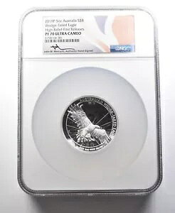 2019 P �I�[�X�g�����A $8 �V���o�[ �I�i�K HR FR �����J���e�B PF70 NGC *0216