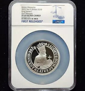 �v���[�t �V���o�[ 2022 �C�M���X 5 �I���X �L���O �W�F�[���X 1 �� ?10 | NGC PF69 �E���g���J���I