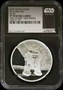 2016 jEG $2 X^[ EH[Y R2-D2 NGC PF70 Eg JI ŏ 1000 ubN RA 1 