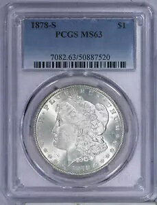 1878-S [K Vo[ _[ $1 PCGS MS63 - ɔh - ^ug[̃o[XI