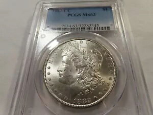 H18 �č� 1882-CC ���[�K�� �V���o�[ �_���[ PCGS MS-63