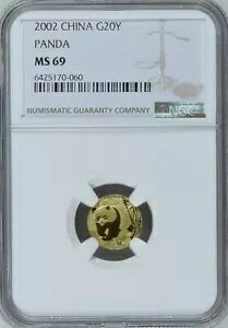 NGC MS69 2002 `Ci p_ 1/20 IX 