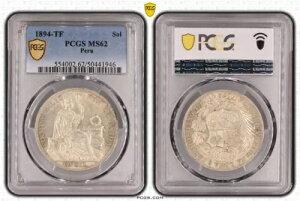 ��� �y���[ �\�� 1894 PCGS MS62 �ۑ���ԗǍD nswleipzig
