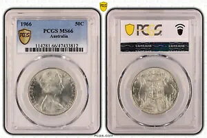 I[XgA 1966 50 Zg PCGS MS66