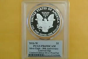 2016 W �V���o�[ �C�[�O�� ����Ńv���[�t �Z�b�g PCGS PR69DCAM