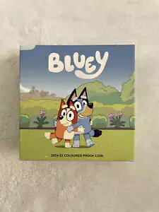 2024 $1 BLUEY AlBr �J���[�v���[�t�R�C�� ? Bluey Dollarbucks ?�莝��?