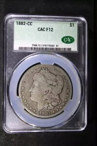 1882-CC [K Vo[ _[ $1 PCGS F12 ***CAC*** v~A Xu!!!