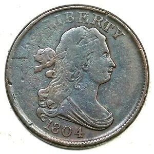 1804 C-13 �v���[�� 4�A�X�e�����X �h���[�v�o�X�g �n�[�t�Z���g�R�C�� 1/2c