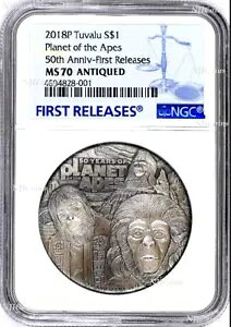 2018 ̘f 50 NBVo[ $2 2IX RC NGC MS 70 AeB[N FR