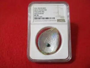 2012 �p���I �V���o�[ $5 Sea Treasures NGC PF 70 Haliotis Iris �z���O���� OGP �t��