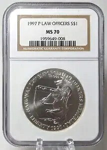 1997-P $1 �@���E�� NGC MS70