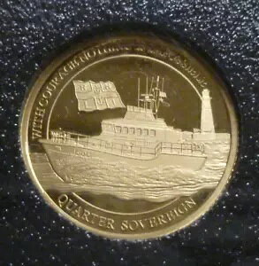 22ct �S�[���h �v���[�t �N�H�[�^�[ �\�u���� ���� RNLI �~���{�[�g �R�C�� �A���_�j�[ 2021