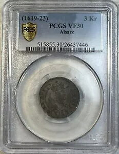�A���U�X �h�C�c�s�s�B 1619 - 1623 �V���o�[ 3 �N���C�c�@�[ PCGS �F�� VF 30 �|�b�v 1