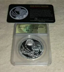 DEAD MANS TREASURE �O���[�h ANACS MS70 CMG �~���g �_�j�G�� �J�[ 1 �I���X �V���o�[ �R�C�� ���_��