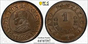 1866 R ���c���� 1 �Z���e�V�� �A���m XXI PCGS MS66 BN �u���E�� �g�b�v �|�b�v 1/0 1753