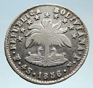 1856 PTS FJ {rA LARGE SIMON BOLIVAR { 4 \ Vo[ RC i75328