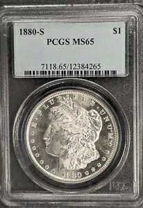 1880-S �����K�� �_���[ PCGS MS65 ���A�����F�B��������