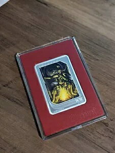 Marvel LOKI Marvel Trading Coin SILVER 1oz - 34/50 Nz Mint-