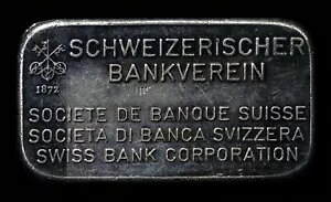 Be[W SCHWEIZERISHER BANKVEREIN XCX 100O 999 OLD Vo[ A[go[ C1679