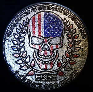 EDGE nh}CjO TRUMP J[CYh XJ FREE BRAVE 1oz 999 FINE Vo[ Eh C2938