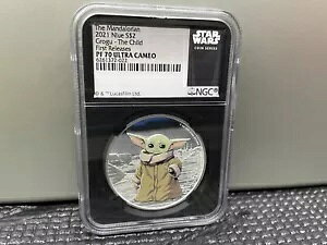 2021 X^[ EH[Y }_A NGC PF 70 NIUE $2 Grogu - U `Ch t@[Xg [X