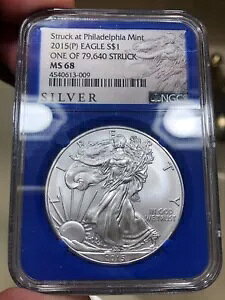 2015 AJ Vo[ C[OANGC ɂ MS68 O[h 79,640 ̃XgbN u[ RA 1 