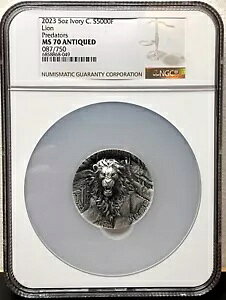 2023 R[gW{[ 5000 t vf^[Y CI 3 IX .999 Vo[ RC - NGC MS 70