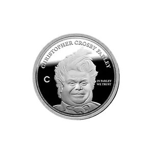 The Chive Chris Farley �I�[�X�g���b�` �N���X�g 1 �I���X �V���o�[ �R�C�� �v���[�t #'d 689/1000 & COA