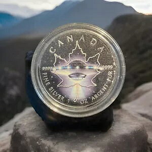 2017 UFO GLOW IN THE DARK ���[�v�� ���[�t $5 ���e�j�E�� �J�i�_ 1 �I���X �V���o�[ �R�C�� #49