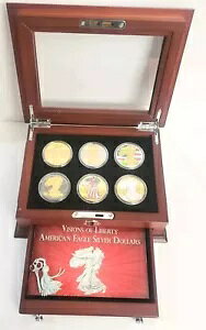 ���j�[�N�� PCS 2018 Visions of Liberty �A�����J�� �C�[�O�� �V���o�[ �_���[ $1 6 �R�C�� �Z�b�g