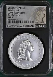 vZ[ 2024 t[CO wA Vo[ 230 Aj _ NGC MS70  f s FDI