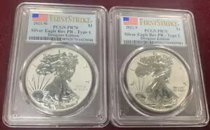 2021 W & S $1 Vo[ C[O u v[t 2 RC fUCi[ GfBV Zbg PCGS PR70 FS