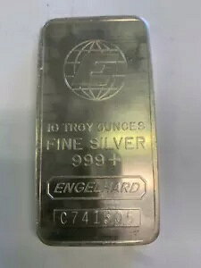 10 �I���X ENGELHARD �V���o�[ �o�[ .999 �t�@�C�� �V���o�[ �V���A���ԍ� C741506 BIG E GLOBE