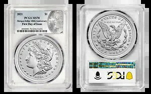 2021-P K h PCGS MS70 sA COA t 100 N