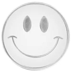 100x 1/10 トロイオンス (3.1g) 0.999 ファイン シルバー スマイリー フェイス ラウンド ロット