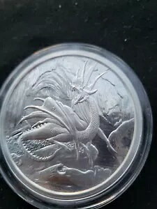 Nordic Creatures Nidhoggr �h���S�� .999 5 �I���X �V���o�[ �v���[�t COA �̂� 500 ���� #4