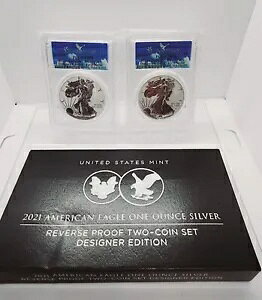 2021 W/S 35TH ANNIVERSARY 2�R�C���f�U�C�i�[�Z�b�g PCGS REV PR70 FS �V���o�[�C�[�O��