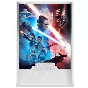 Star Wars? The Rise of Skywalkers? (9) �V���o�[ �R�C�� �m�[�g 2020 �|�X�^�[ - 35 gr ST-