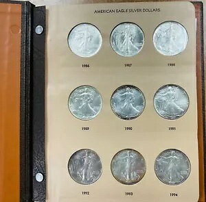 1986-1995 Bu Silver Eagle �_���X�R�ł̍ŏ��� 10 �N�Ԃ̃A���o���A�f���炵���i��