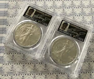 �P�� �O���t�B�[ JR AUTO 2021 PSA/PCGS �V���o�[ �C�[�O�� MS70 ���X�g 1 &2 �t�@�[�X�g ���W�F���h ���C�t