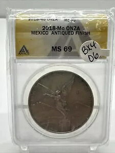 2018 Mo ���L�V�R 1 �I���X �I���U �V���o�[ ���x���^ �A���e�B�[�N ANACS MS69 BX4-06