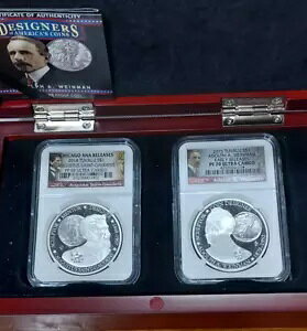 2014-15 �c�o�� �č��R�C���f�U�C�i�[ St. Gaudens PF69UCAM & Weinman PF70UCAM