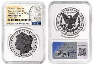 2023-S ���o�[�X �v���[�t $1 �����K�� �h�� �Z�b�g NGC Rev PF70 (1 �R�C��))