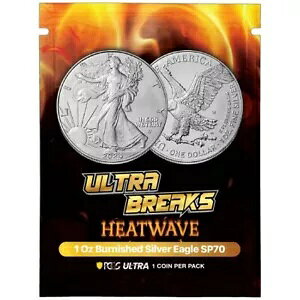 2024W �E���g�� �u���C�N�X HEATWAVE �V���o�[ �C�[�O�� �o�[�j�b�V�� PCGS SP70 �R�C�� �~�X�e���[ �p�b�N