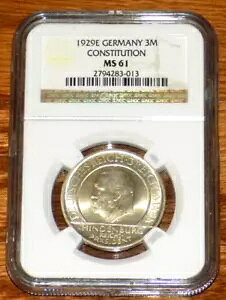 NGC MS61 1929E hCc 3M @qfuN X[ }[N C}[ hCc RC