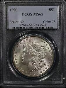 1900 PCGS MS65 ���[�K�� �V���o�[ �_���[ ���i�ԍ�P18829