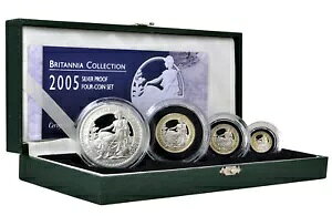 �p���O���[�g �u���^�� 2005 '�u���^�j�A' 4 �R�C�� �V���o�[ �v���[�t �Z�b�g 1.85 �I���X�~���g�{�b�N�X/CoA
